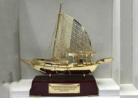 Arabska łódź rybacka ze stopu cynku Pamiątki z kultury jako prezenty biznesowe Niestandardowe logo dostępne