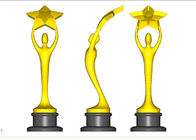 Custom Trophy Awards Shiny Gold / Bronze / Silver Plated Type Opcjonalne