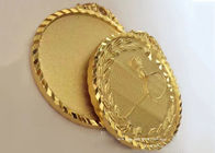 Pozłacane odlewane metalowe medale sportowe Niestandardowy stop cynku do meczu badmintona