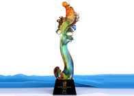 Chinoiserie Colorized Liuli Trofea i nagrody, ekskluzywne prezenty dla ryb