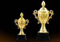 Pozłacany plastikowy trofeum Cup, Custom Logo Sports Cup Trophy