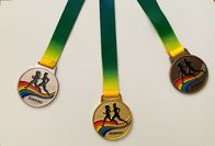 Maraton Pamiątki Metalowe niestandardowe medale sportowe 70 mm