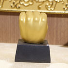 Boxing Match Award Golden Fist 9cm żywica Trophy Cup dekoracja biurowa