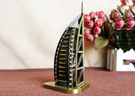 Brązowe wyroby rzemieślnicze DIY Prezenty Światowej sławy Model budynku hotelu Burj Al Arab