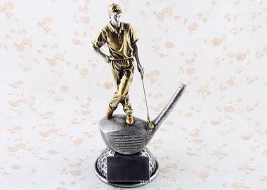 Trofeum piłek golfowych British Open Championship z metalowymi figurkami golfowymi